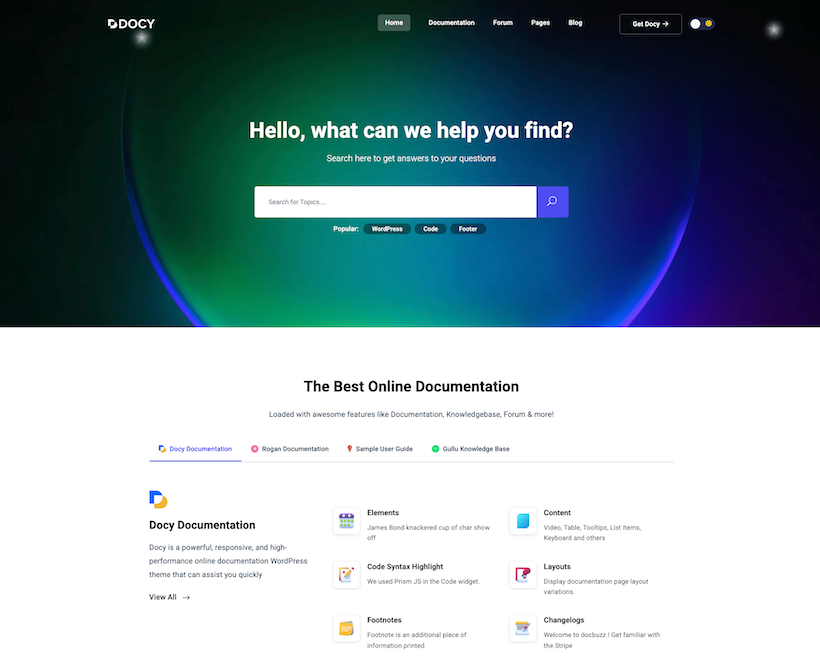 Cool Knowledge Base demo