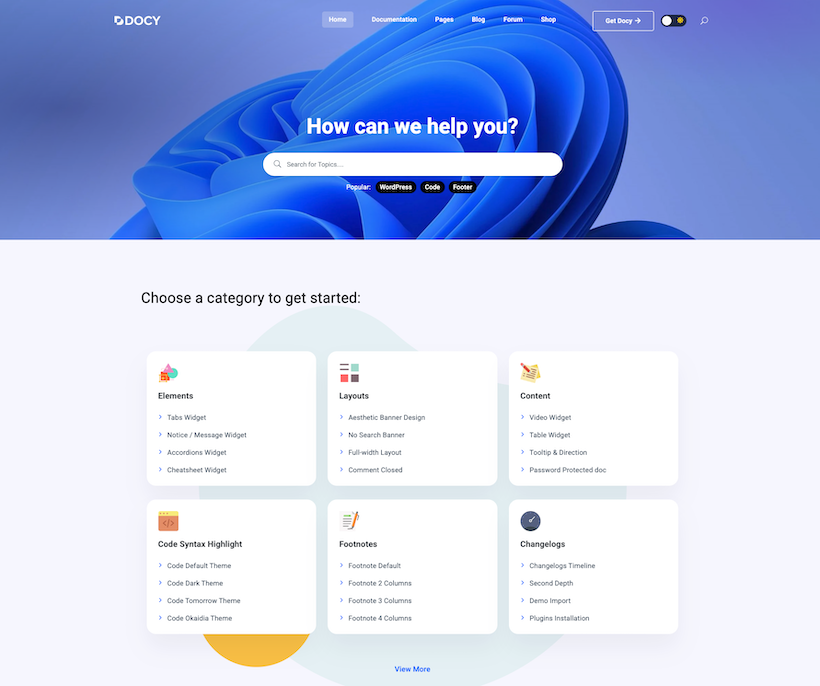 Light Knowledge Base demo