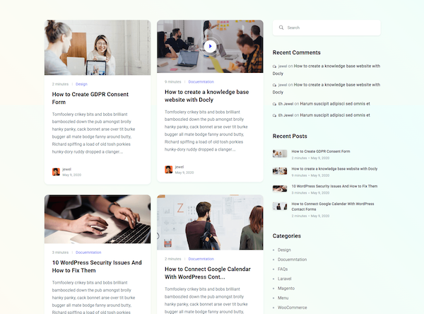 Blog: Grid Layout