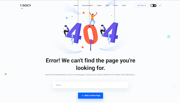 404 Error Page