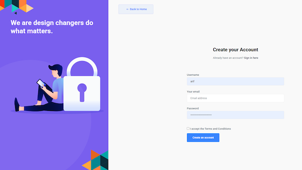 Create Account